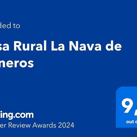 Casa Rural La Nava De Тиснерос Экстерьер фото
